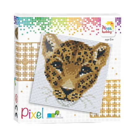 Pixel set luipaard