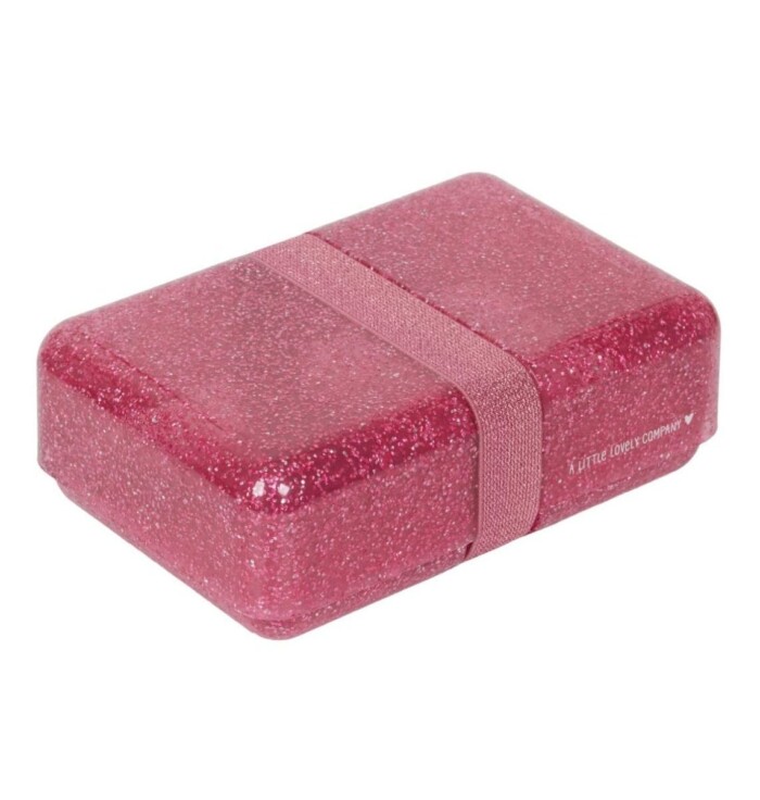 Lunchbox glitter roze 1