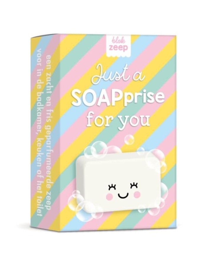Studio Schatkist zeep - Just a SOAPprise for you regenboogkleur
