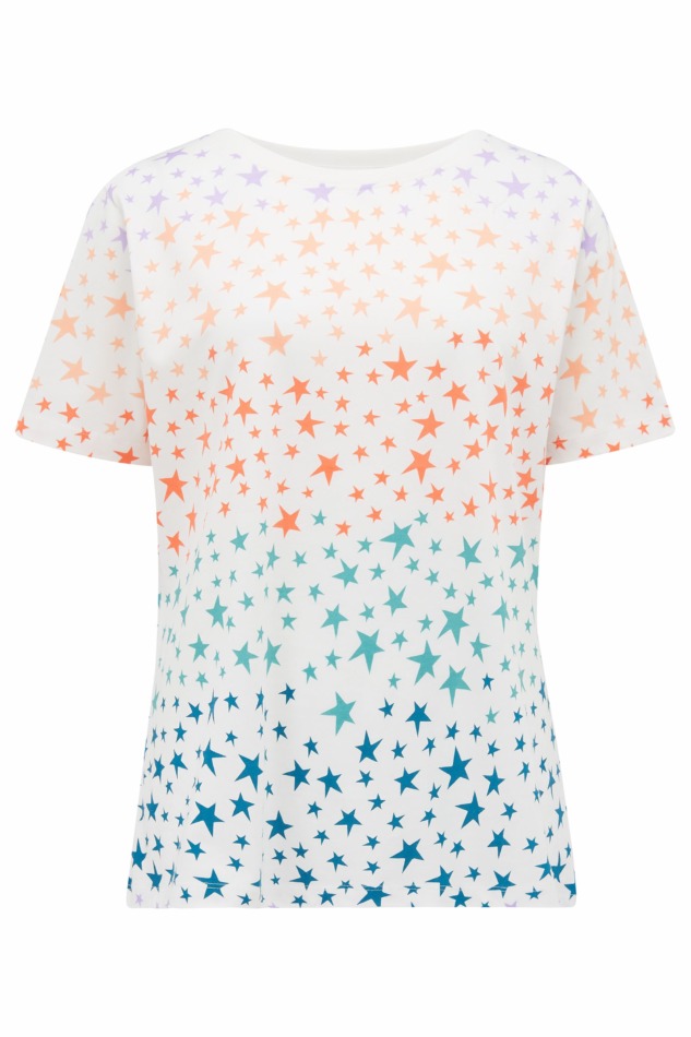 Maggie T-shirt Sugarhill Brighton - regenboog sterretjes