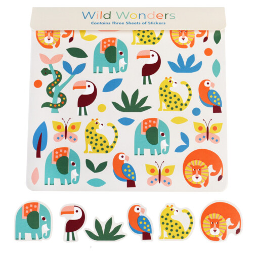 Stickers - Wild wonders dieren (1)