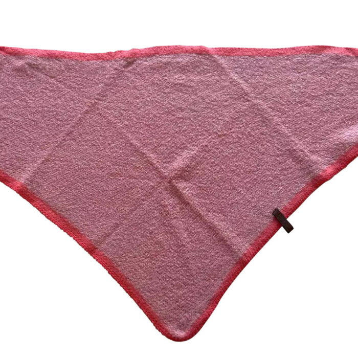 Sjaal Nina 08 - Roze met roze neon rand (1)