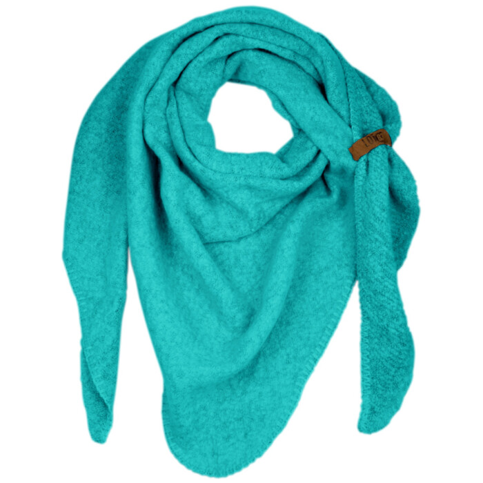 Sjaal Nina - turquoise (2)