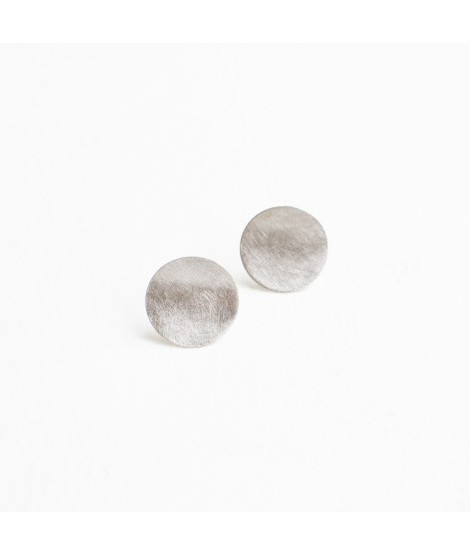 Fleurfatale oorbellen Moon 15mm zilver