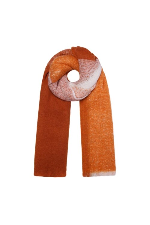 Sjaal kleurovergang - oranje