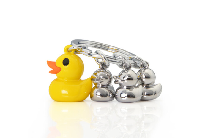 Sleutelhanger- duck family (2)