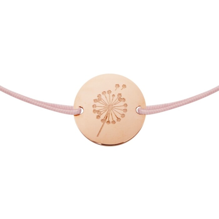 Armband rose goud - flowers of love - Pluisbloem