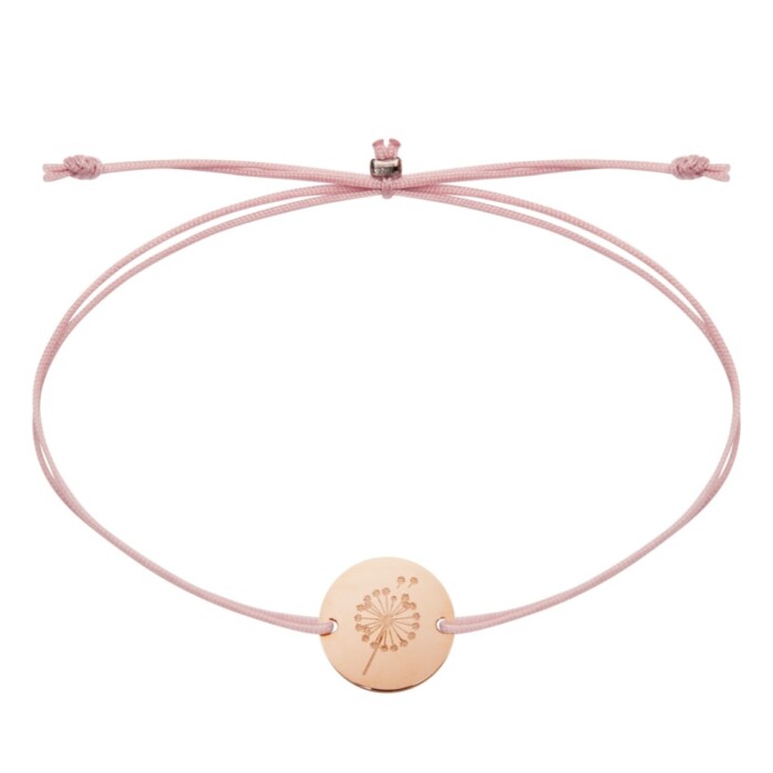 Armband rose goud - flowers of love - Pluisbloem