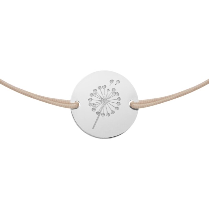 Armband zilver- flowers of love - Pluisbloem