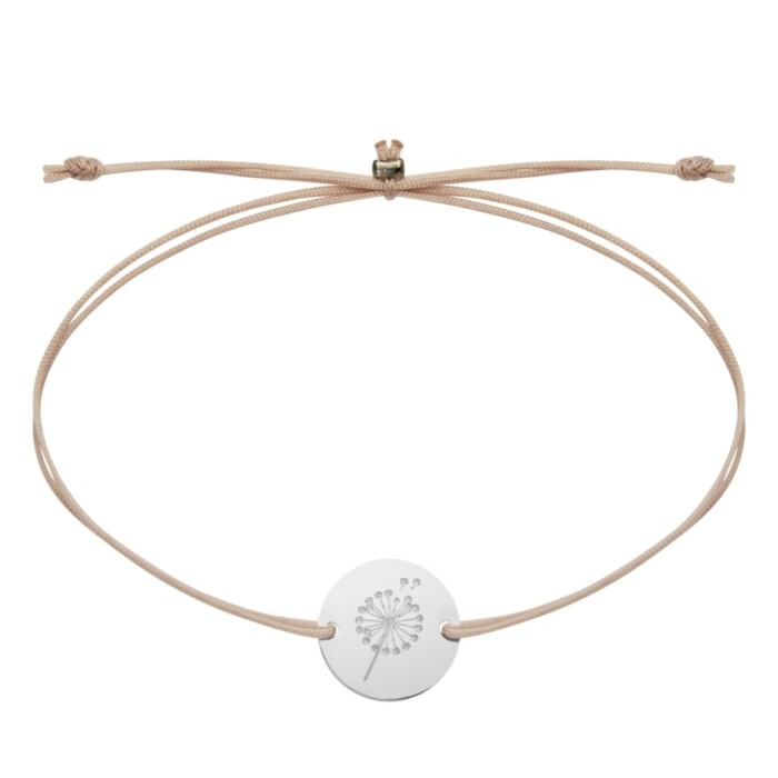 Armband zilver- flowers of love - Pluisbloem