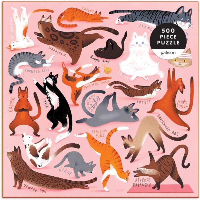 Puzzel 500 stukjes -Namaste cats