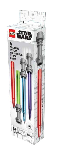 Lego pennenset 4 stuks - Star Wars lichtzwaard