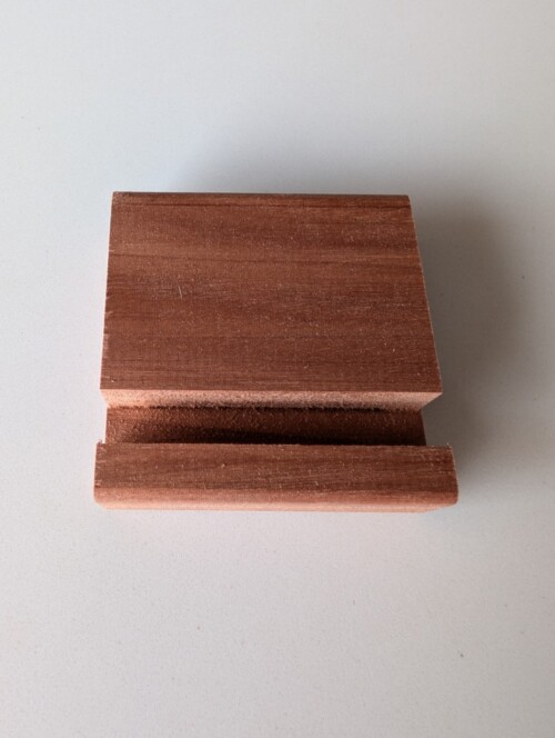 Houten staander MDF voor tegel - houtkleur