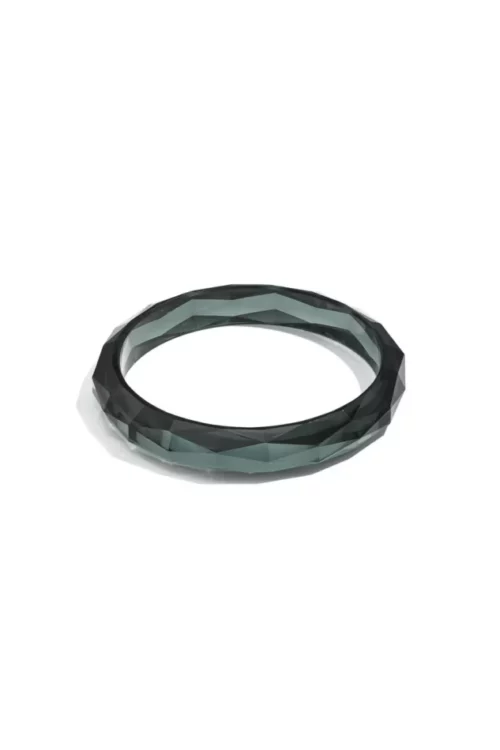 Armband in kunsthars - Doorschijnend blauw