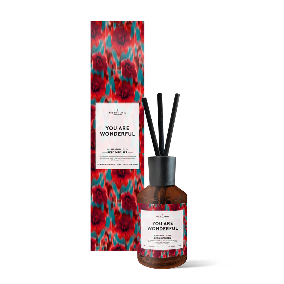 Geurstokjes The Gift label 250ml - Je Bent Geweldig