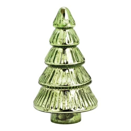 Glazen kerstboom - Groen