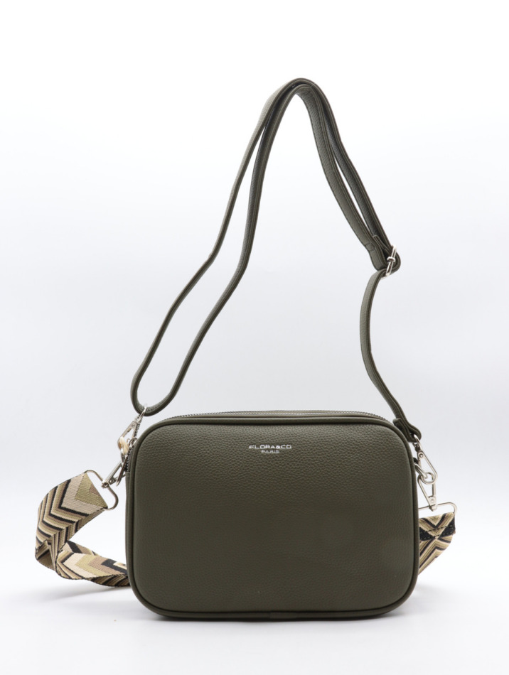 Rechthoekige handtas cross body – Kaki